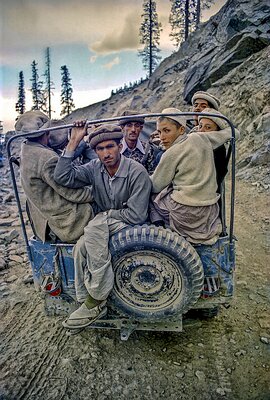 Jeep over the Lowari Pass-Chitral