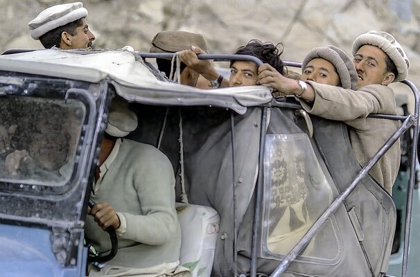 A Crowded Jeep-Chitral