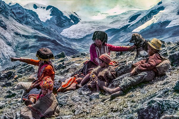 Family Outing on Ausengate-Peru Peru 1974