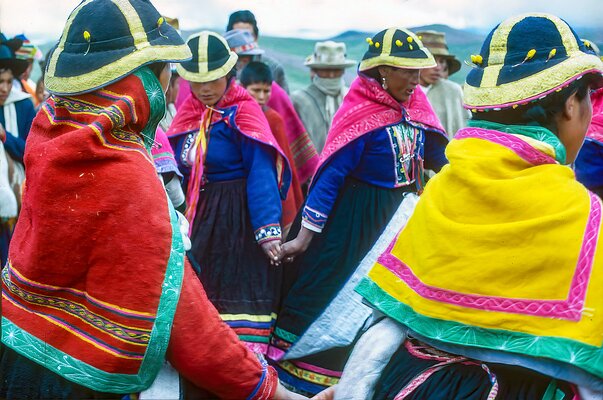 Dancers on High-Peru Peru 1974