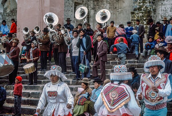 Village Fiesta Band and Dancers-Peru Peru 1974