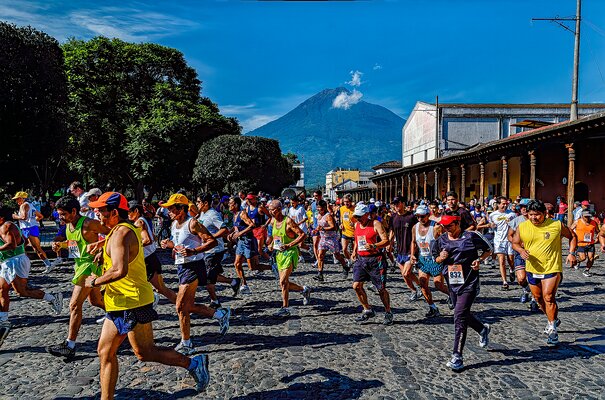 Antiguans Running-Guatemala