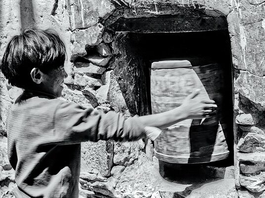 Spinning the Khor Lo-Ladakh Ladakh