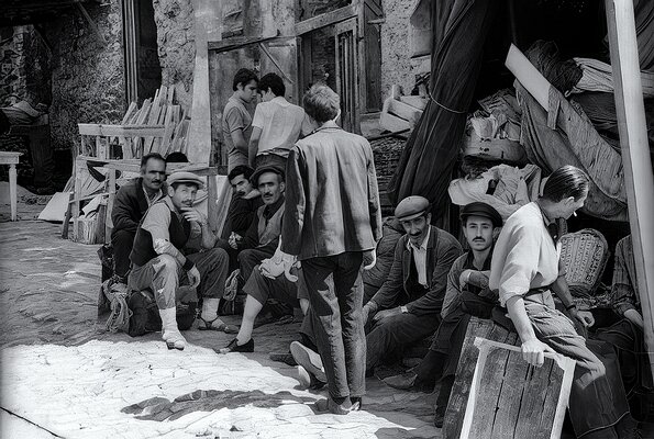 Men Wait for Work-Turkey