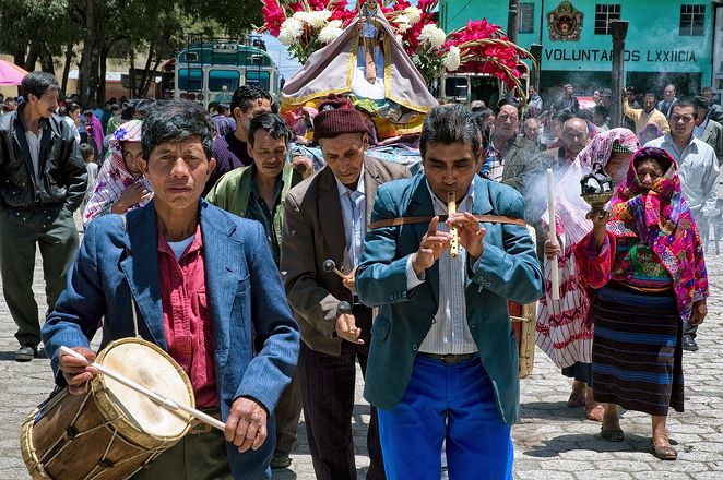 Village Religious Procession-Guatemala