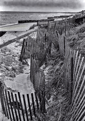 Dune Fences-Nantucket, Massachusettes, USA