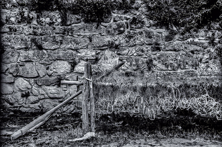 Drying Fish Nets-West Coast, Ireland