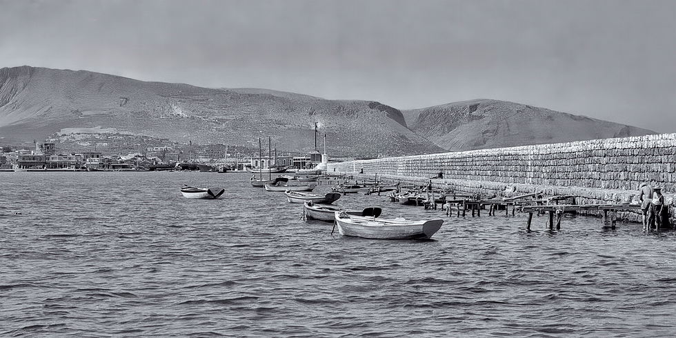 Port of Chios Panorama-Greece