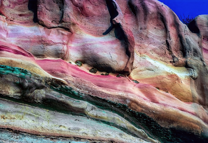 Colorful Cliffs-Torrey Pines, Del Mar, California, USA
