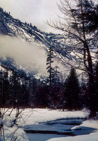 Winter Stream-Yosemite, California,USA