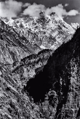 Nullahs and Peaks-Garhwal, India